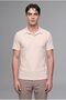Regular Fit Resort Collar Buttonless Short Sleeve Polo T-Shirt I4027Ax26Au - 2