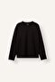 Boxy Fit Crew Neck Cotton Long Sleeve Basic T-Shirt I3710Ax26Au - 7