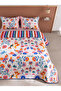 Rosaline Double-Sided 3-Piece Digital Printed Bedspread Set - 3