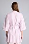 Ultra Soft Regular Fit Wrap Collar Softshell Dressing Gown H1279Ax26Sm - 6