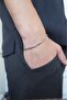 Figaro 3mm Thin Model Silver Color Unisex (Women/Men) Steel Bracelet/ 20cm - 2