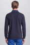 Contrast Polo Neck Sweatshirt - 2