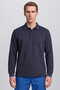 Contrast Polo Neck Sweatshirt