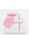Single Lace Floral Embroidered Duvet Cover Set-White&Pink - 7