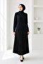Shoulder Gold Button Detailed Knitwear Sweater Black 203