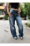 Balon Cut Baggy Low-Rise Denim Jean 100% Cotton Denim Fabric - 2
