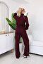 Women's Modal Fabric Thin Stripe Bottom Top Set - 2