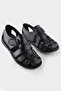 Ayakkabiburada 033 Heel Gel Genuine Leather Men's Sandals Shoes - 2