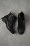 Women's Victor Black Leather Zipper Detailed Short Ankle Boots