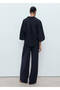 Oversize Shirt with Three-Quarter Sleeves - 4