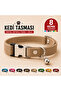 Cat Collar Adjustable Sound Rattle Neck Collar Latte - 3