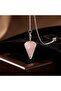 Small Size Pink Quartz Stone Pandula