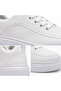 Kb-X12 White Leather Men's Shoes - 4 cm Thick Sole Orthopedic Lace-Up Casual Sports Shoes - 6