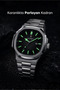 Caspian Men's Wristwatch with Calendar 40mm Stylish Classic 3 Atm Water Resistant - 4