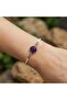 Amethyst Stone String Bracelet - Adjustable - 2