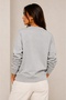 Organic cotton comfortable cut printed sweatshirt - 4