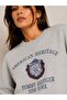 Organic cotton comfortable cut printed sweatshirt - 3