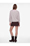 Comfortable Fit Long Sleeve Crew Neck Cotton Striped T-Shirt - 4