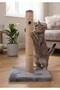 Gray Plush Cat Scratch Board - 52 cm - 2