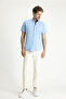 Short Sleeve Slim Fit Slim Fit Patterned Sports Linen Blended Shirt - 2