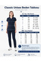 Fuchsia Stretch Fabric Unisex Batwing Sleeve Nurse and Doctor Uniform Set Scrubs - 2