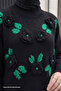 Handcrafted Detailed Black Sweater - 2