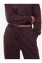 Comfortable Fit Modal Fabric Wide-Leg Sweatpants with Lace-Up Waist and Pleated Detail - 3