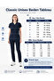 Storm Blue Stretch Fabric Unisex Batwing Sleeve Nurse and Doctor Uniform Set Scrubs Hospital Uniform - 2