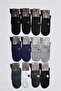 Sport Combed Cotton Booties Summer Cotton Comfortable Men's Socks 12-Pack - 4