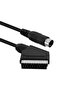 كابل سكارت لجهاز التحكم Sega Genesis 2 MD2 سلك الصوت والفيديو لـ Sega Mega Drive 2 RCA AV Stere... - 8