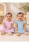 100% Organic Cotton Baby Frock With Frills, Cute And Trendy Summer Dress For Babies (PACK OF 2)