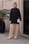 Elastic Waistband Pants with Elastic Cuffs