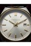 Men's Wristwatch 42 mm Double Color Steel Band Classic Quartz Watch with Calendar - 5