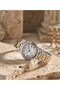 J.G. Polo Club Women's Wristwatch Double Color Steel Bracelet Roman Numeral Classic Watch 33 mm – 5 Atm - 2