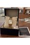 Women's Wristwatch 20X23 mm Small Case Square Gold Steel Band 3 Atm Stylish Watch - 6