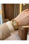 Milano Women's Wristwatch Gold Steel Oval Case Quartz 26-30 mm - 3