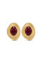 Steel Salen Coffee Earrings
