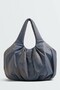 Gathered shopper bag