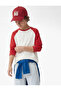 Color Blocked Ecru Boys' Long Sleeve T-Shirt 6Skb10321Tk - 4