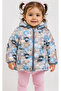 Boy'S/Girl's Teddy Bear Patterned Thin Seasonal Coat with Plush Lining Inside - 2