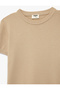 Short Sleeve Crew Neck Basic Knitwear Sweater - 4