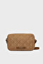 حقيبة كتف نسائية من Emblem Aop Jacquard Camera