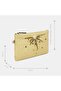Women's Yellow Sun Motif Straw Clutch - 6