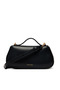 Women's Black Shoulder Bag with Brand Logo, Suitable for Daily Use - 4