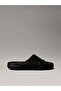 Men's Brand Logo Black Slippers Suitable for Daily Use
