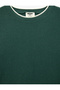 Cotton Long Sleeve Crew Neck Knit Sweater - 4
