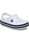 Crocband Clog t - White/Navy Blue Children's Slippers Sandals - 4