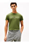 Men's Brand Logo Organic Cotton Green5 T-Shirt Suitable for Daily Use