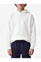 Cotton Long Sleeve Hooded Oversized School Sweatshirt - 4