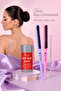 Sleek Bun Bun Set - 2 Bun Brushes and Hair Wax Stick 75g Set - 2